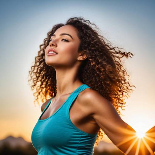 Radiant Portrait of Confident Woman