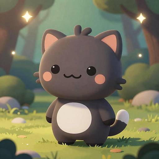 Serene Wojak in Enchanted Glade