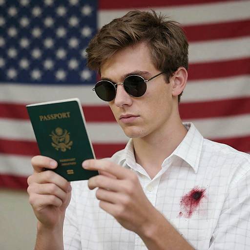 Intense Portrait of a Young Man