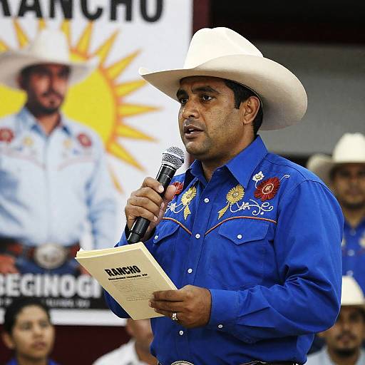 Cowboy Speaker at Rancho Event