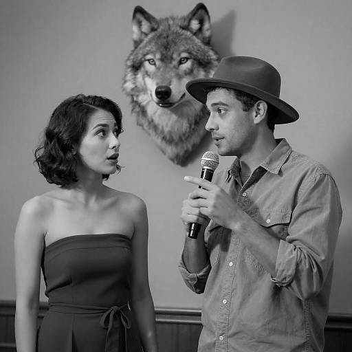 Surprised Expression in Vintage Photography