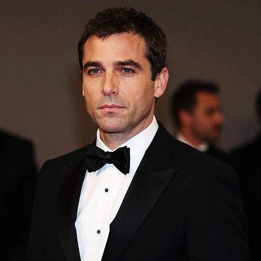 Elegant Portrait of a Serious Man