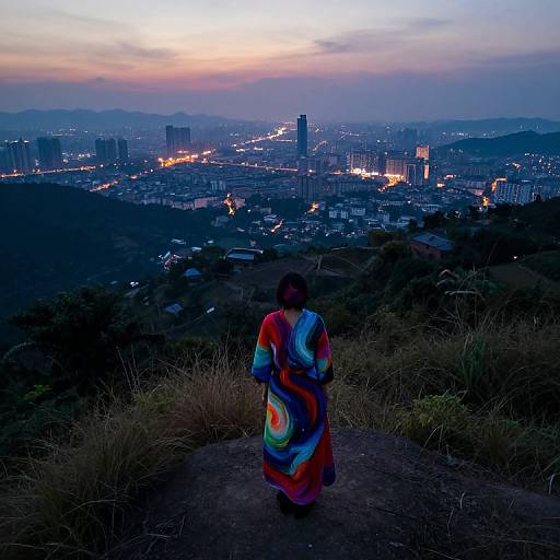 Enigmatic Twilight Aerial Portrait