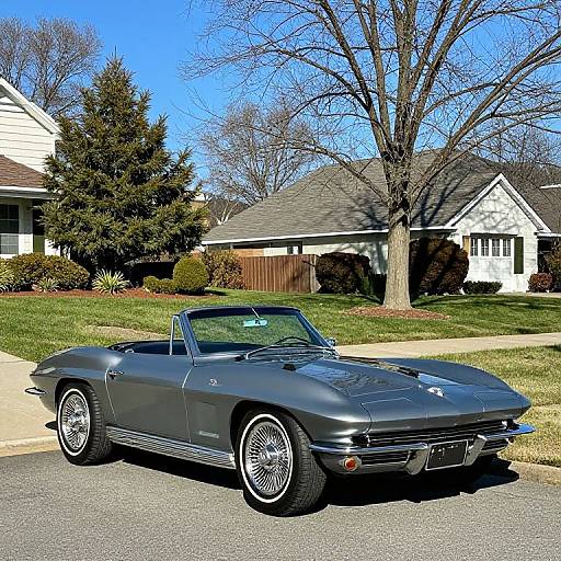 1966 Chevrolet Corvette Convertible Scene