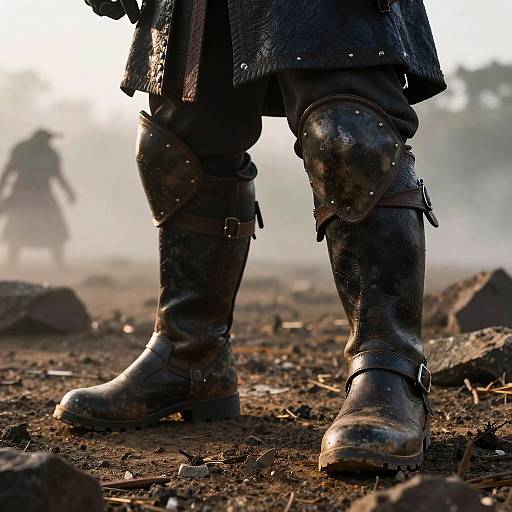 Raven Leader's Feet on Battlefield