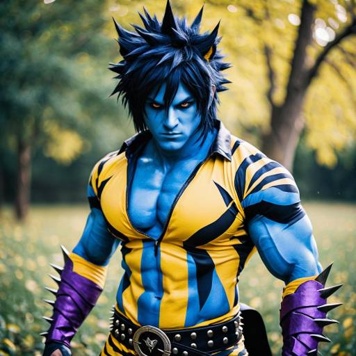 Arlong Cosplay Costume with Bokeh Effect