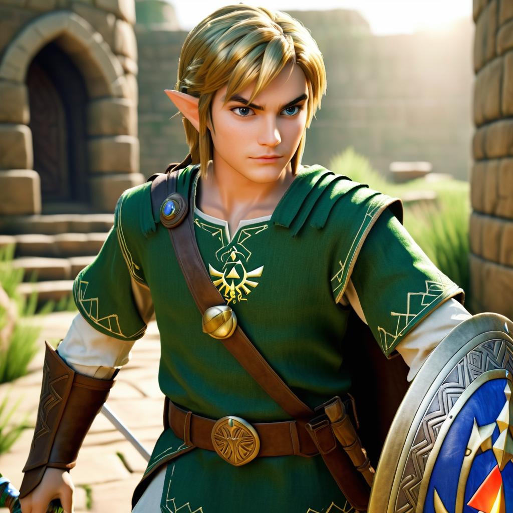 Hyper-Realistic Link From Zelda