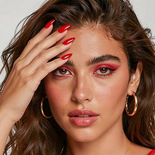 Intense Portrait of a Confident Woman