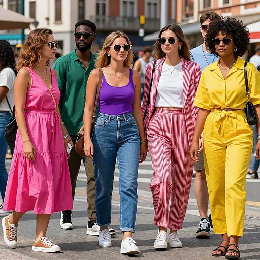 Colorful Street Fashion in Europe