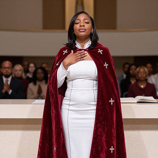 Charismatic Female Worship Leader Portrait