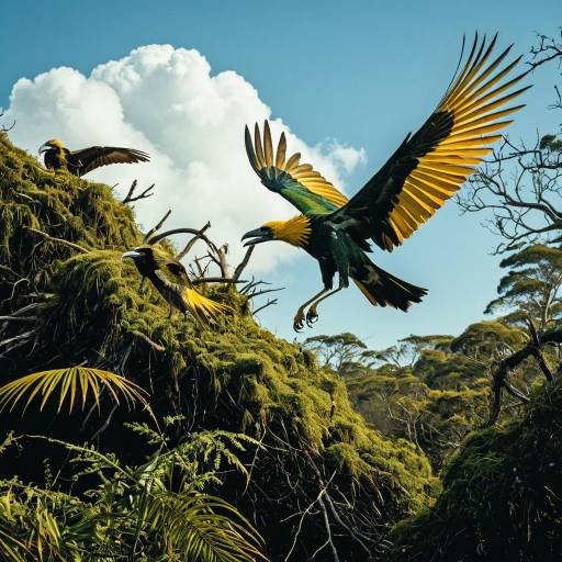 Greenscourge Birds in Flight