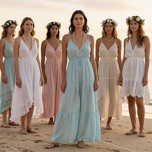 Island Chic Sunset Beach Wedding