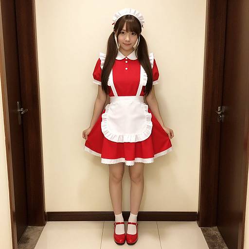 Realistic Dorothy Maid Costume Portrait