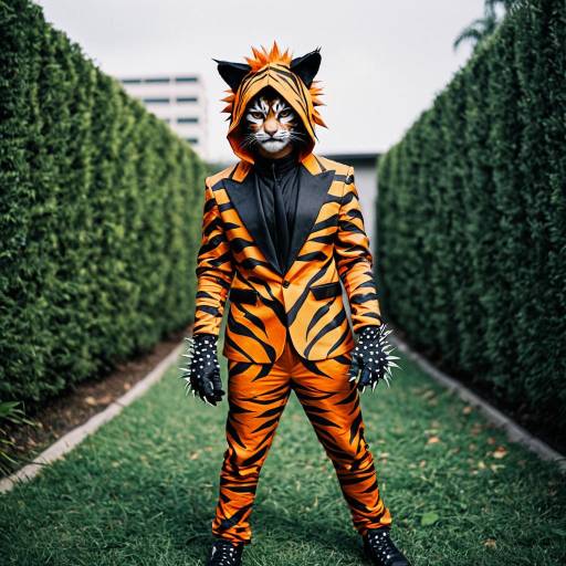 Dynamic El Tigre Cosplay Costume for Boys