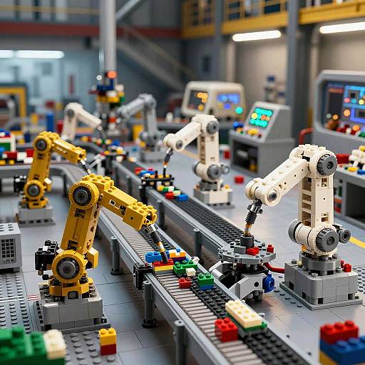 Futuristic LEGO Factory Build