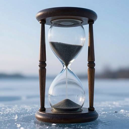 Frozen Hourglass of Eternal Time