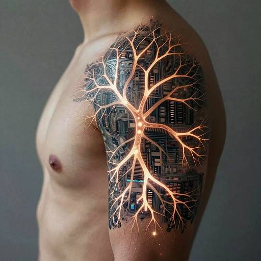 Surreal AI Neural Network Tattoos