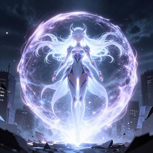 Anime Demon Core Girl in Chaos