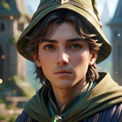 Cinematic Portrait of a Young Wizard Cinematic Portrait of a Young Wizard