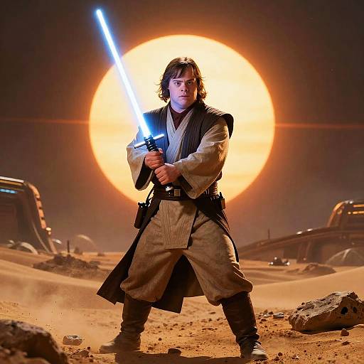 Heroic Jedi with Down Syndrome