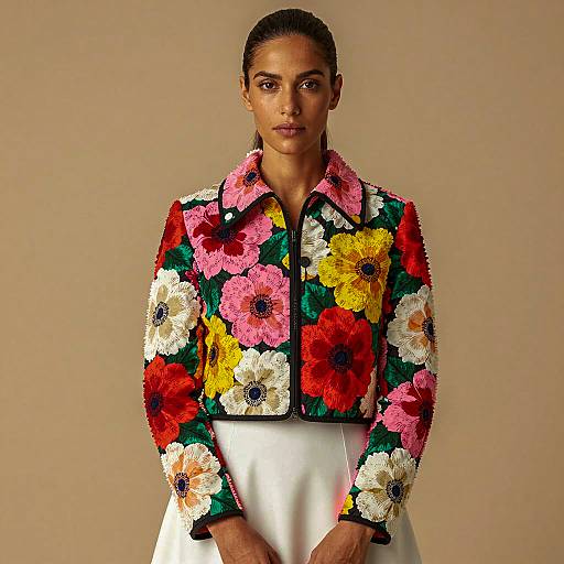 Vibrant Floral Fashion Photography