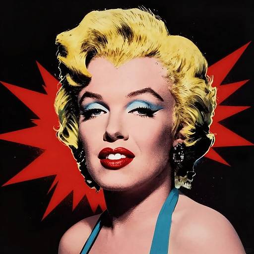 Pop Art Marilyn Monroe Skull Reveal