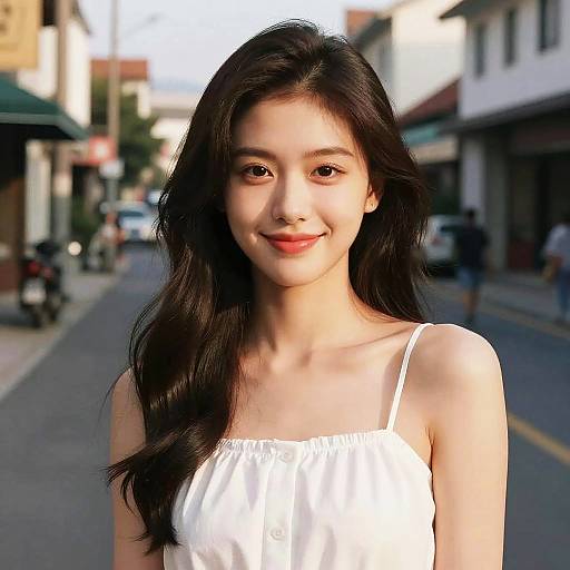 Gorgeous Golden Hour Street Portrait