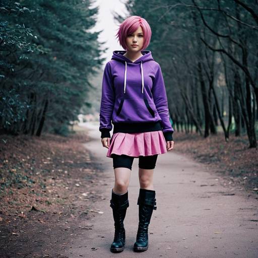 Kumatora Cosplay Costume with Layered Style