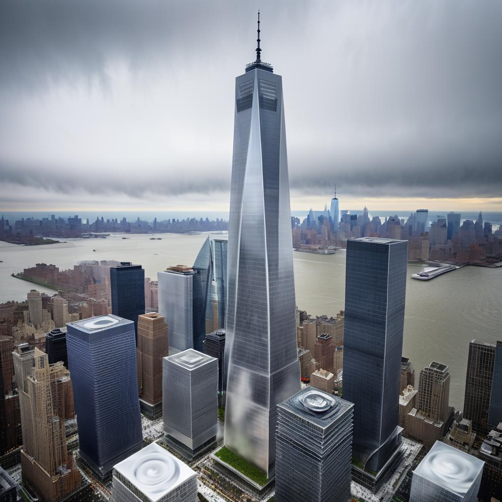 Hyperrealistic Gehry-Inspired One World Trade Center