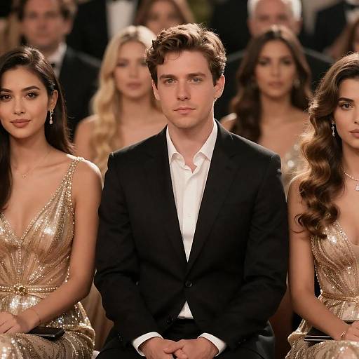 Elegant Event Gathering with Stylish Attendees