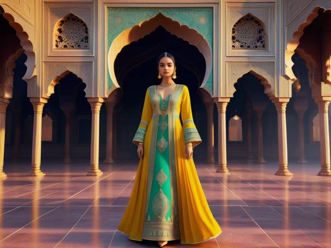 Mystical Female in Mughal Virtual Universe