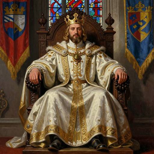 Regal Monarch on Grand Throne