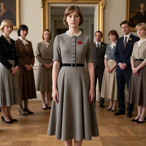 British Culture Dress Gathering