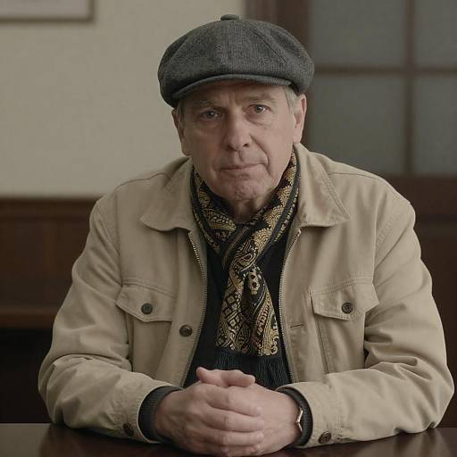 Soft-Lit Portrait of Middle-Aged Man