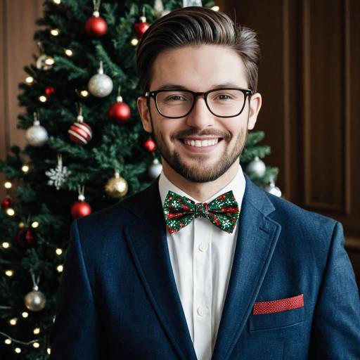 Business Casual Christmas Portrait of a Man