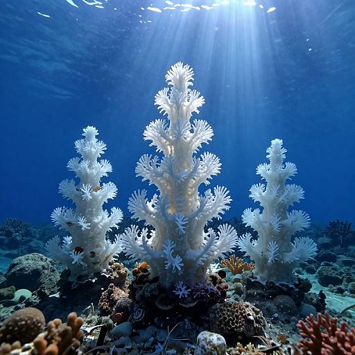 Ethereal Underwater Coral Castles