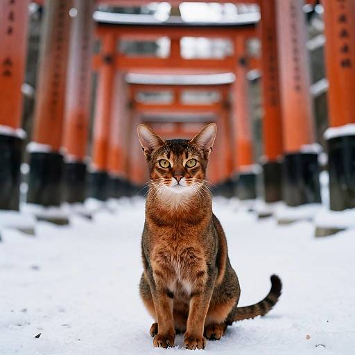 Abyssinian Maneki-Neko by Snowy Torii
