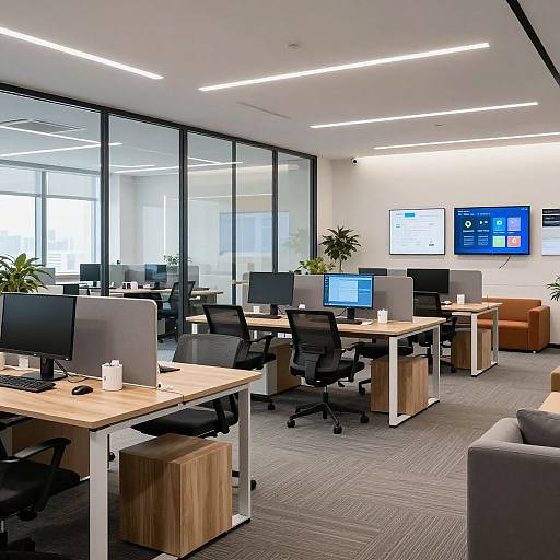 Contemporary Co-Working Office Layout