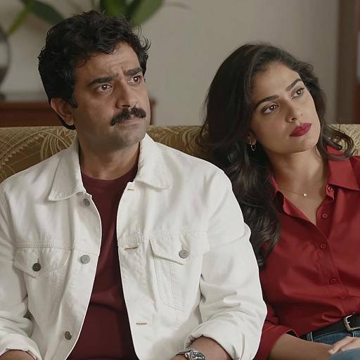 Intimate Portrait of Couple Together