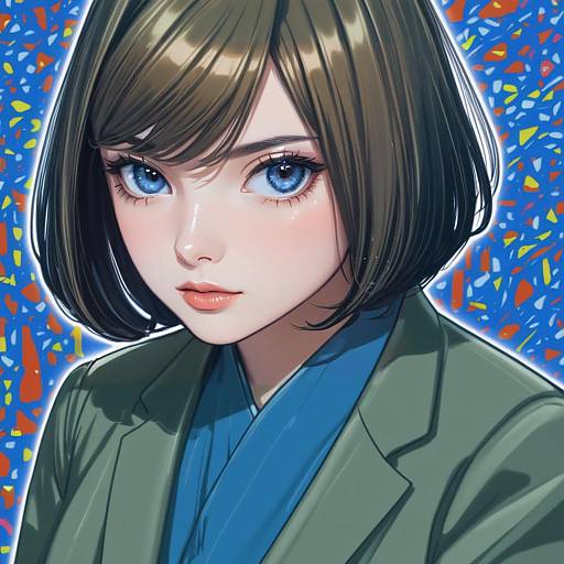 Illustration of Haibara ai, meitantei conan in the style of Zuwai kani