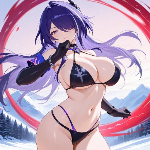 Dynamic Cowboy Shot with Acheron Honkai