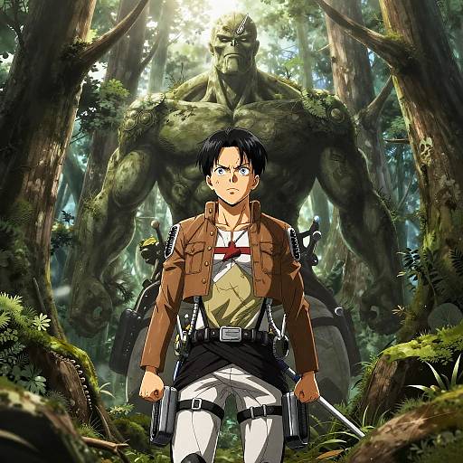 Colossal Forest Guardian Saitama Poster