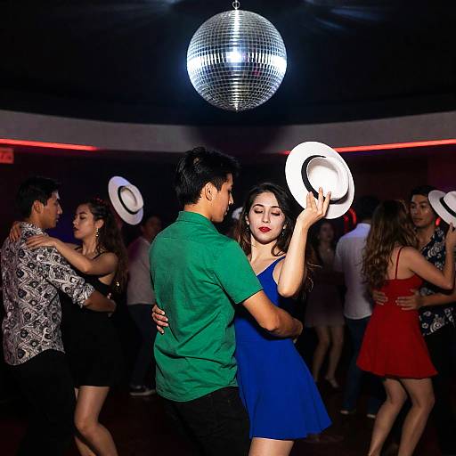 Vibrant Nightclub Dance Floor Scene