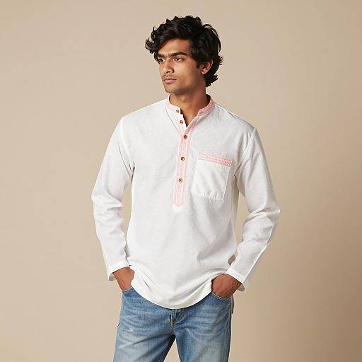 Casual Portrait of Young Indian Man