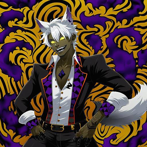 Illustration of Jack howl, twisted wonderland in the style of Toritora