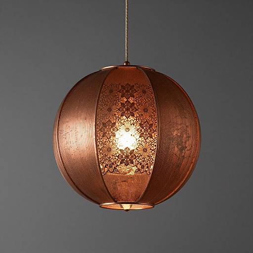 Copper Flos Skygarden 2 Hanging Light