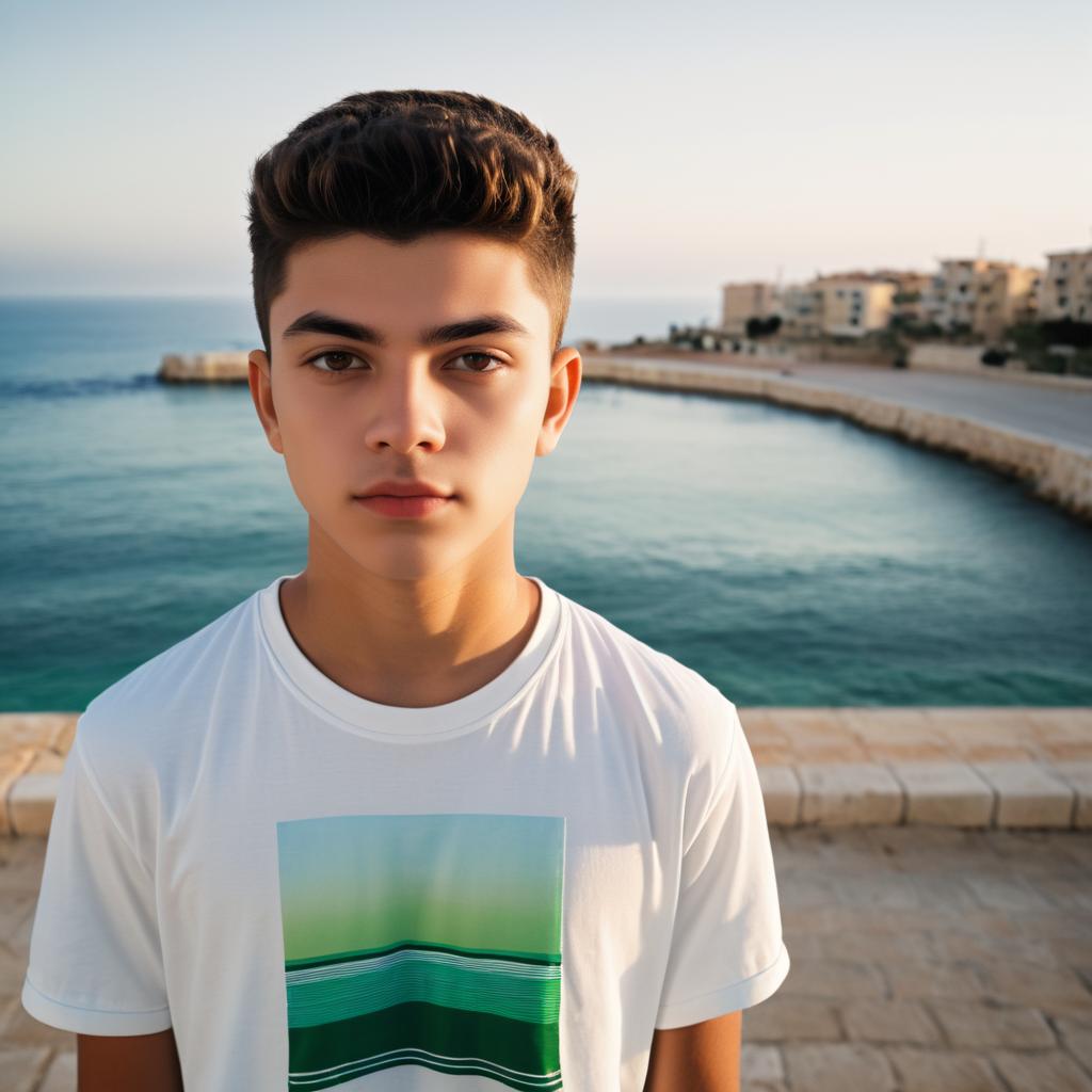 Cinematic Portrait of a Lebanese Teen