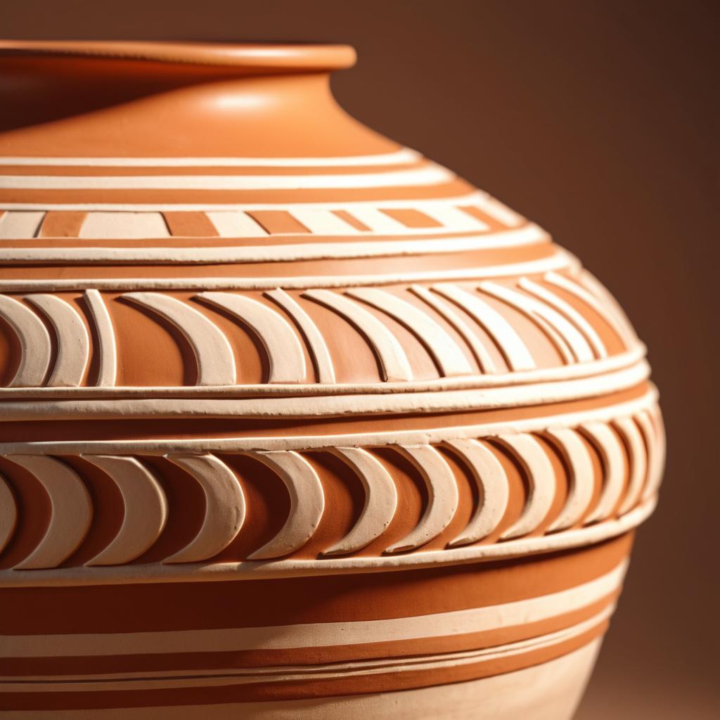 Stunning Macro of Ancient Greek Vase