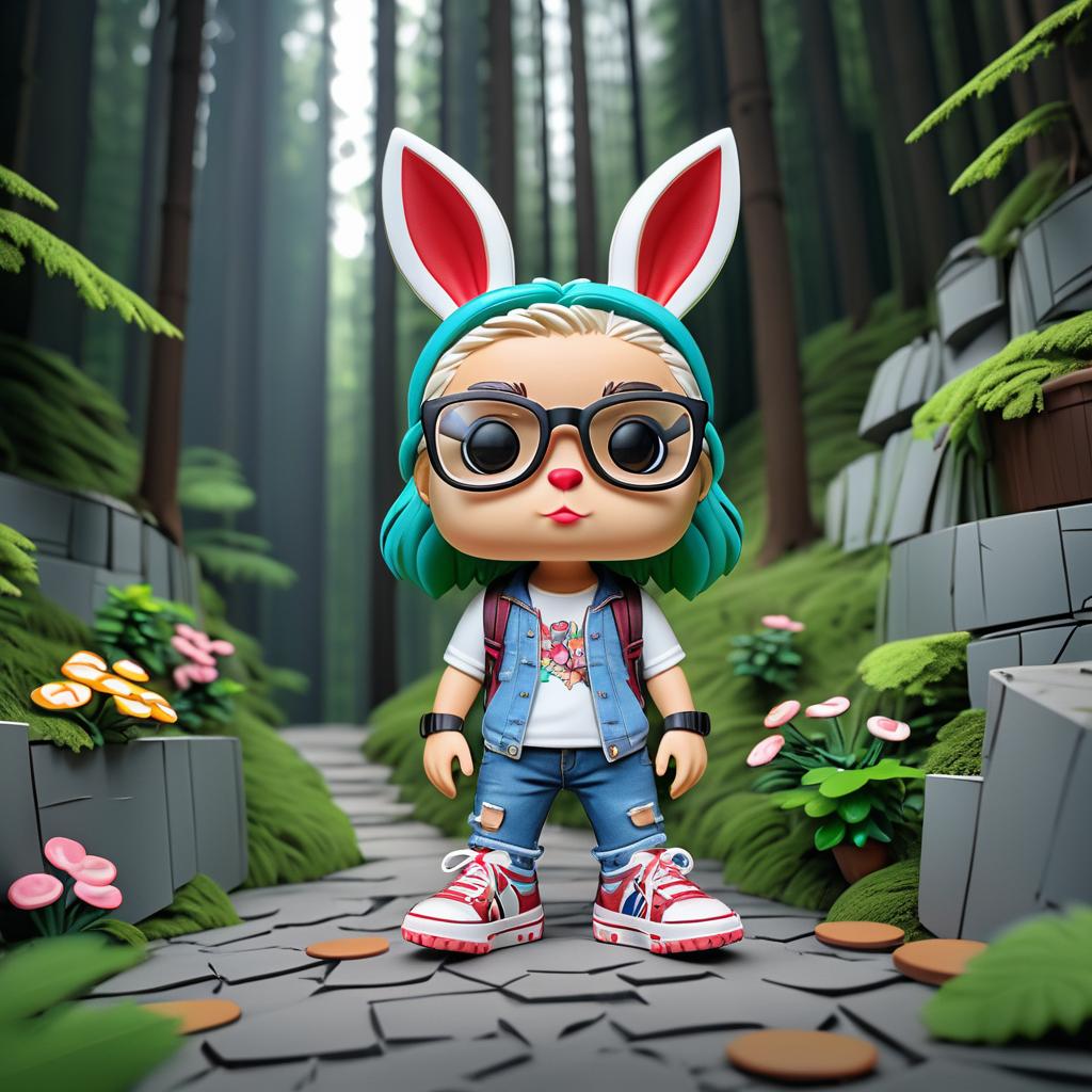 Charming Bunny Hiking Funko Pop Adventure