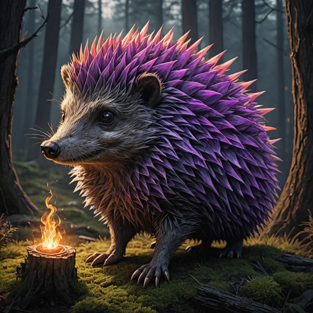 Twilight Hedgehog in Burning Sage Biome